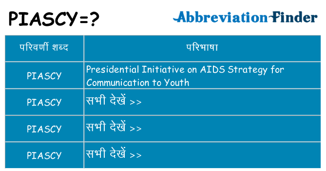 piascy का क्या अर्थ है