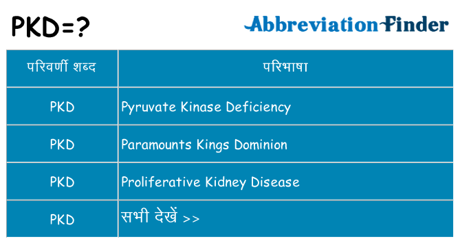 pkd का क्या अर्थ है