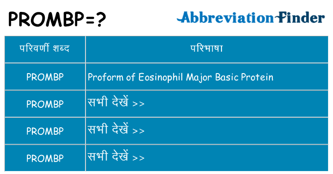 prombp का क्या अर्थ है