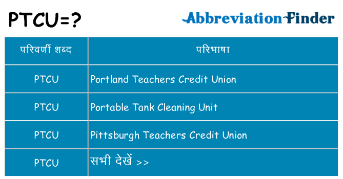 ptcu का क्या अर्थ है