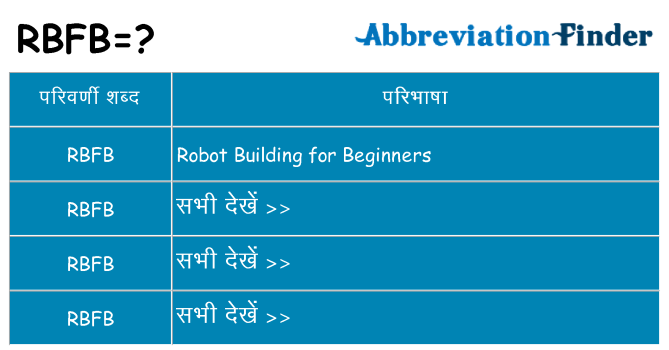 rbfb का क्या अर्थ है