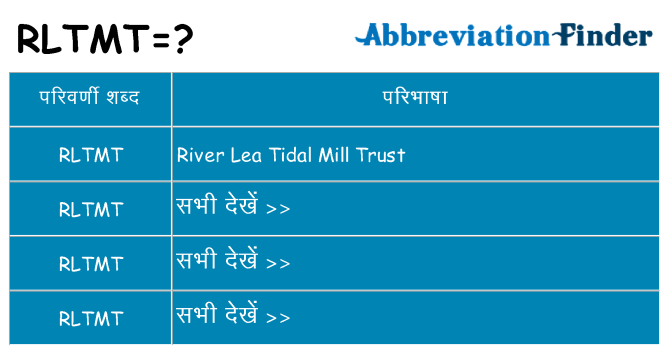 rltmt का क्या अर्थ है