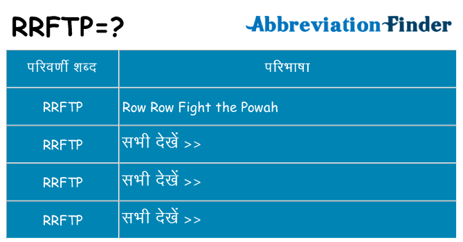 rrftp का क्या अर्थ है