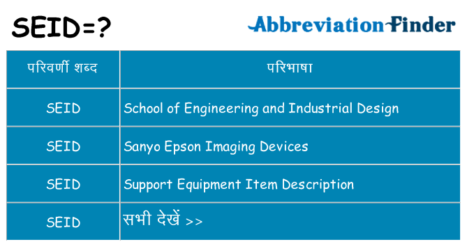 seid का क्या अर्थ है