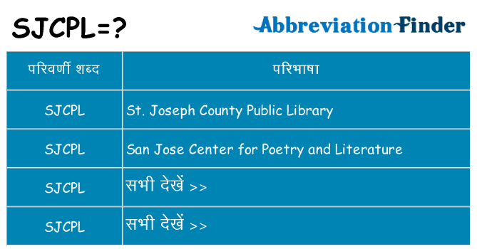 sjcpl का क्या अर्थ है