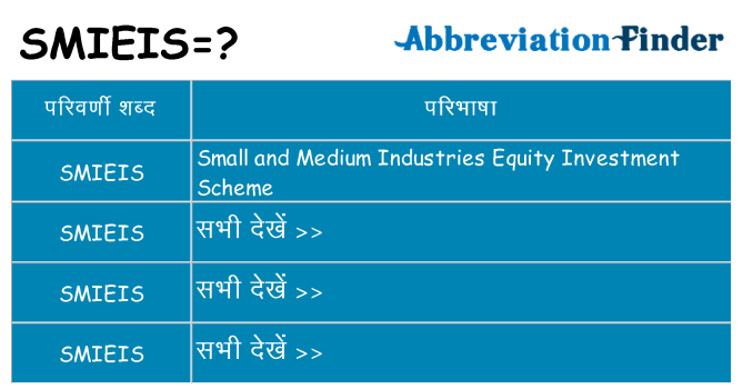 smieis का क्या अर्थ है