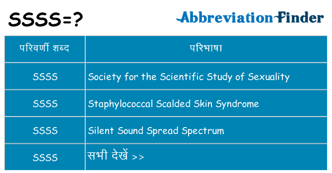 ssss का क्या अर्थ है