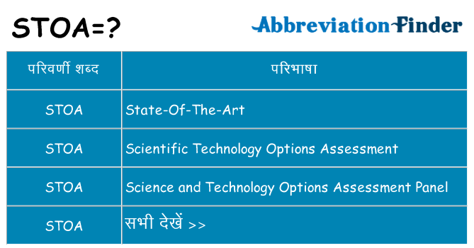 stoa का क्या अर्थ है