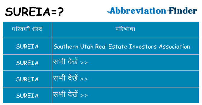 sureia का क्या अर्थ है