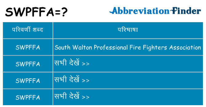 swpffa का क्या अर्थ है