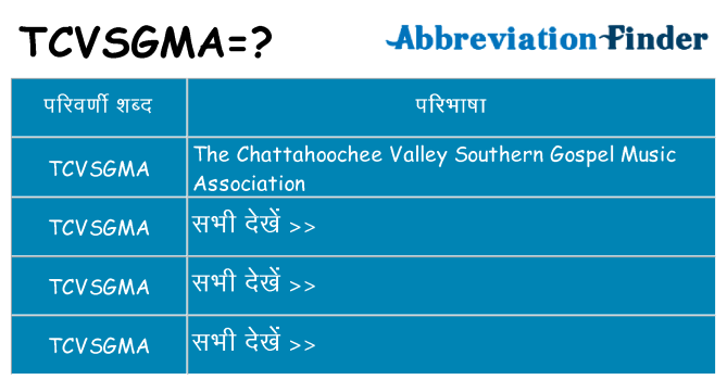 tcvsgma का क्या अर्थ है