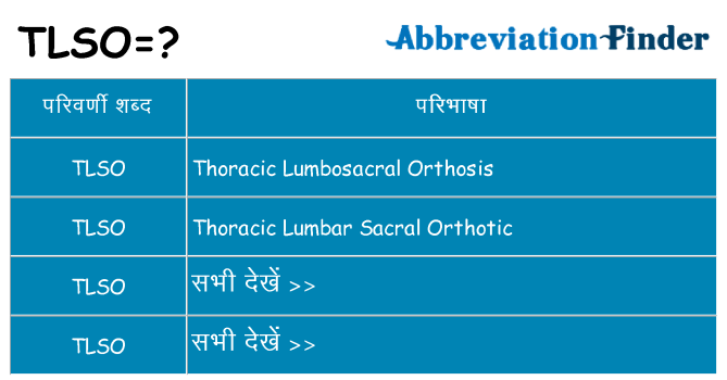 tlso का क्या अर्थ है