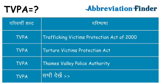 tvpa का क्या अर्थ है