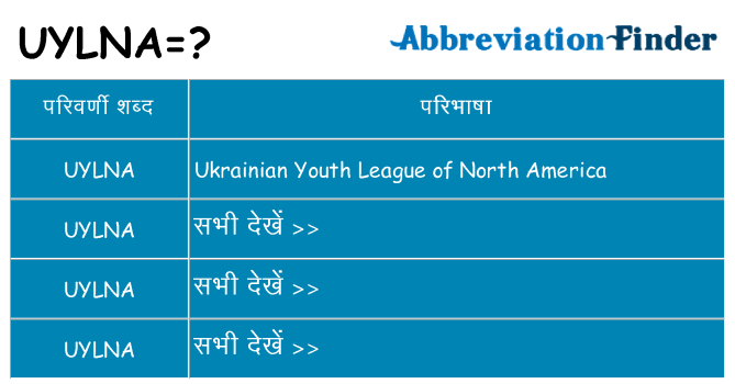 uylna का क्या अर्थ है