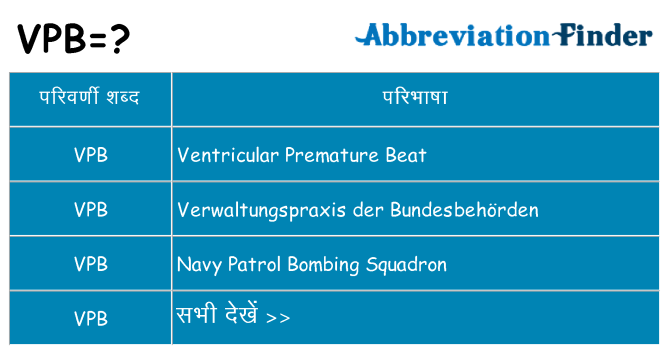 vpb का क्या अर्थ है