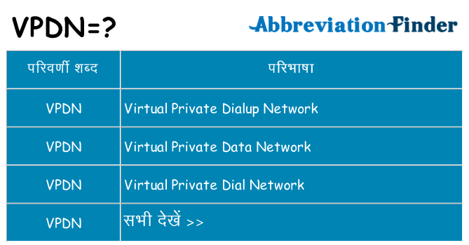 vpdn का क्या अर्थ है