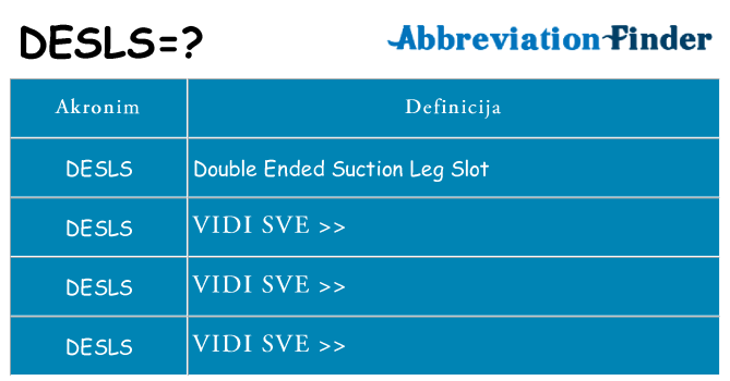Što znači desls?