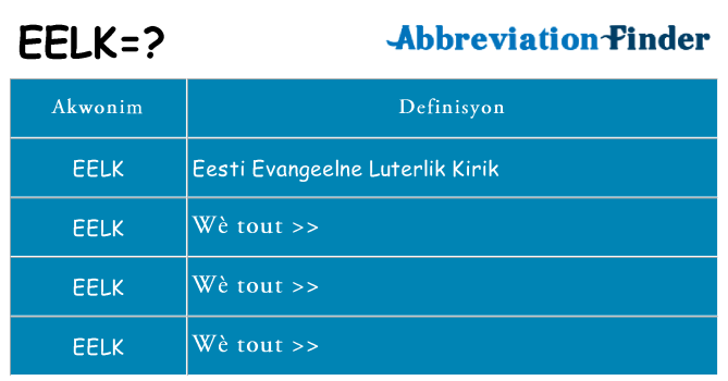 Sa eelk, sa kanpe pou
