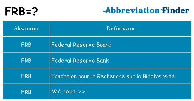 Sa frb, sa kanpe pou