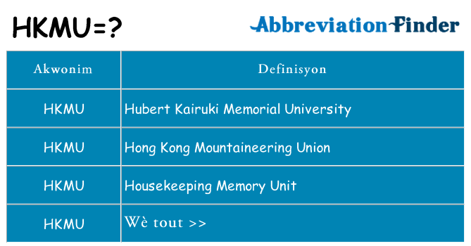 Sa hkmu, sa kanpe pou