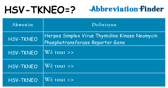 Sa hsv-tkneo, sa kanpe pou
