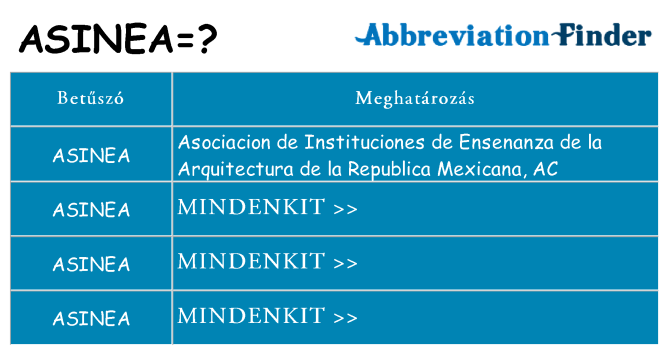 Mi a(z) asinea állni
