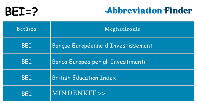 Mi a(z) bei állni