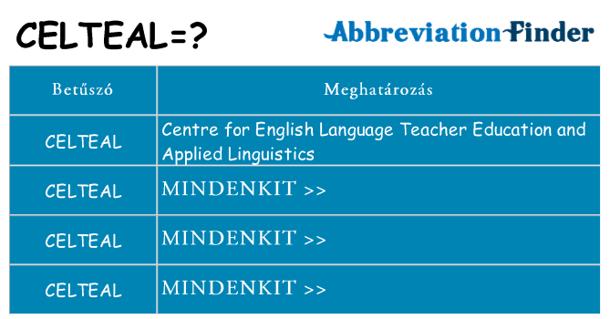 Mi a(z) celteal állni