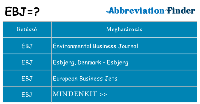Mi a(z) ebj állni