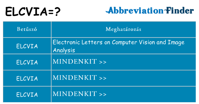 Mi a(z) elcvia állni