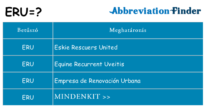 Mi a(z) eru állni