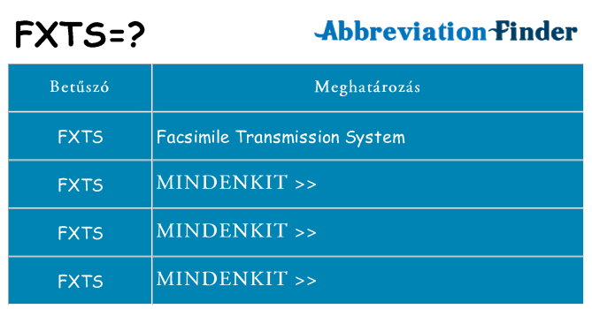 Mi a(z) fxts állni