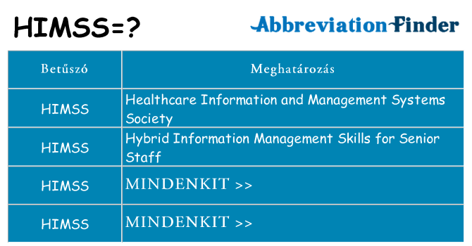Mi a(z) himss állni