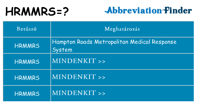 Mi a(z) hrmmrs állni