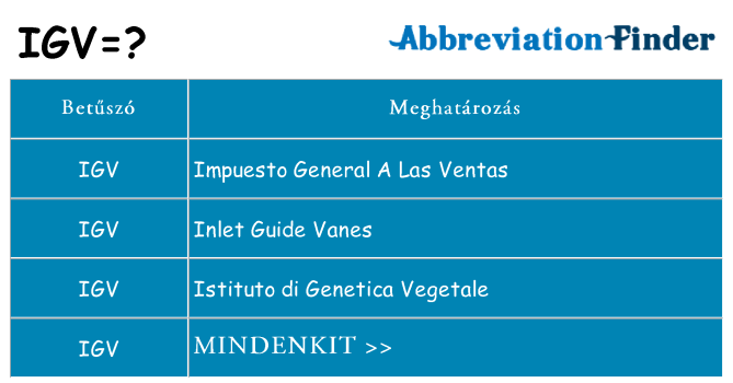 Mi a(z) igv állni
