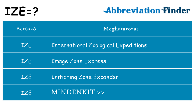 Mi a(z) ize állni