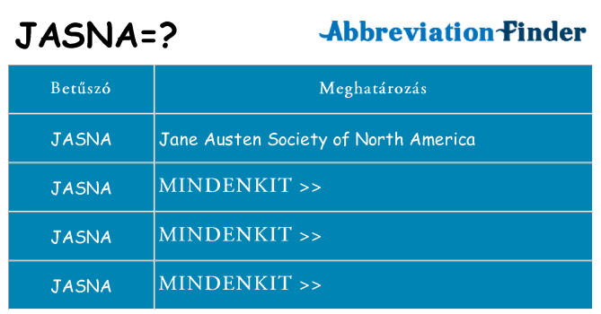 Mi a(z) jasna állni