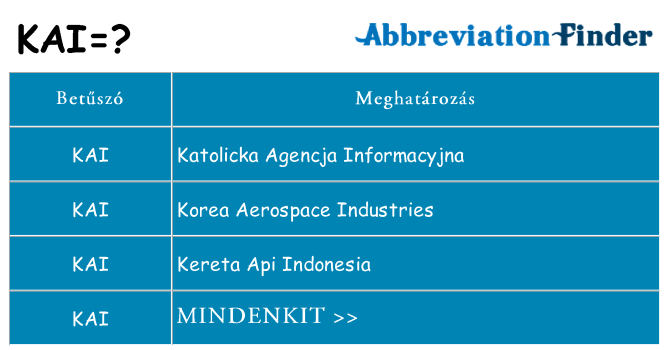 Mi a(z) kai állni