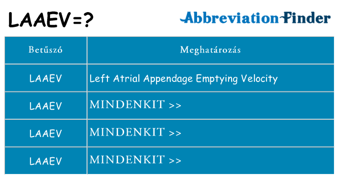 Mi a(z) laaev állni