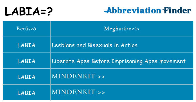 Mi a(z) labia állni