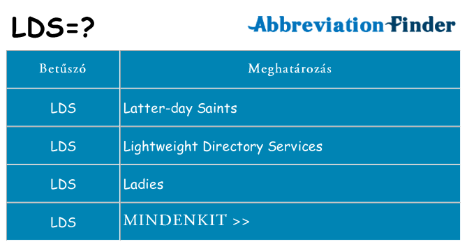 Mi a(z) lds állni