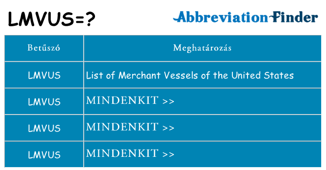 Mi a(z) lmvus állni
