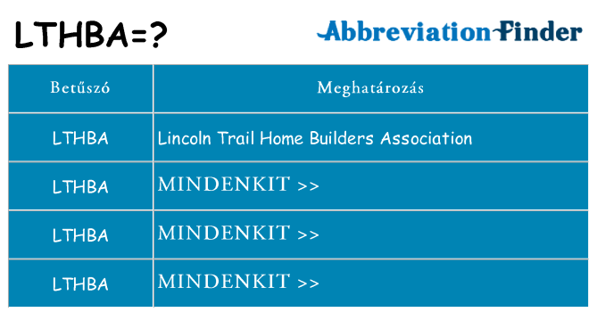 Mi a(z) lthba állni