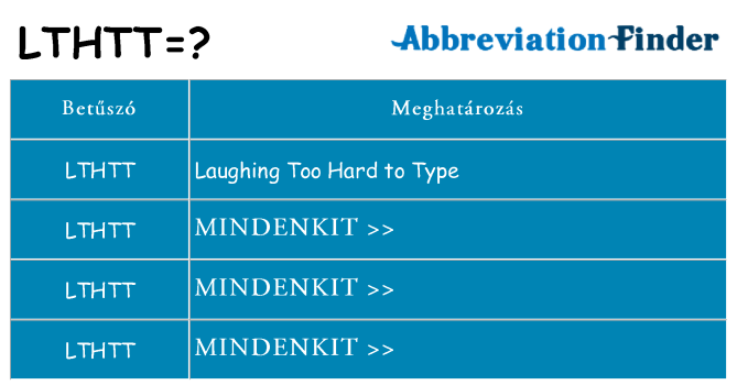 Mi a(z) lthtt állni
