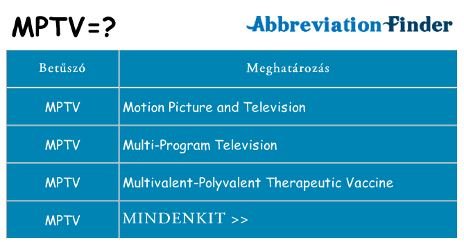 Mi a(z) mptv állni