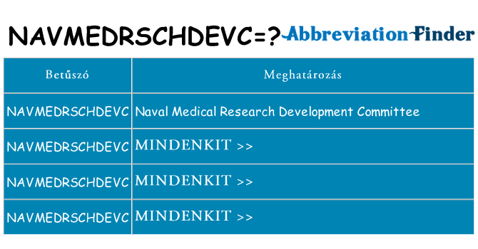 Mi a(z) navmedrschdevc állni