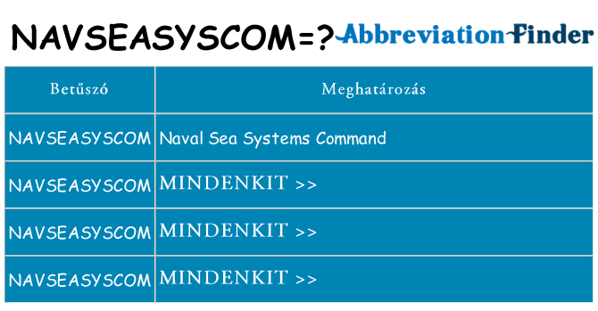 Mi a(z) navseasyscom állni