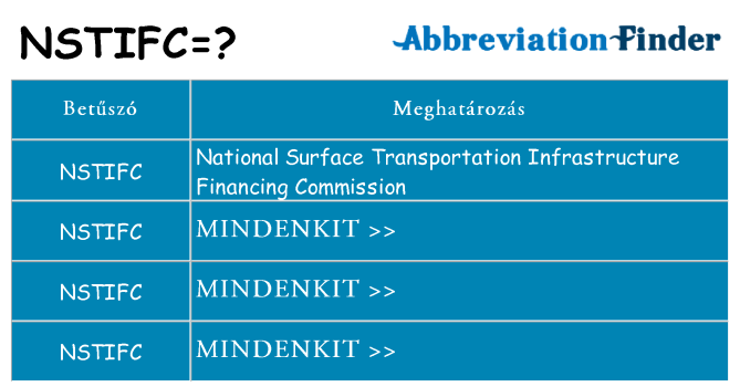 Mi a(z) nstifc állni