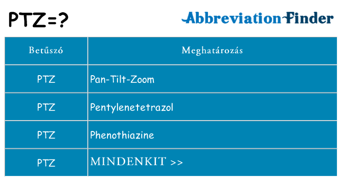 Mi a(z) ptz állni