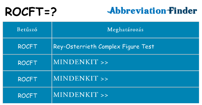 Mi a(z) rocft állni